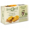 Оливковое мыло с маслом апельсина и корицей Aphrodite